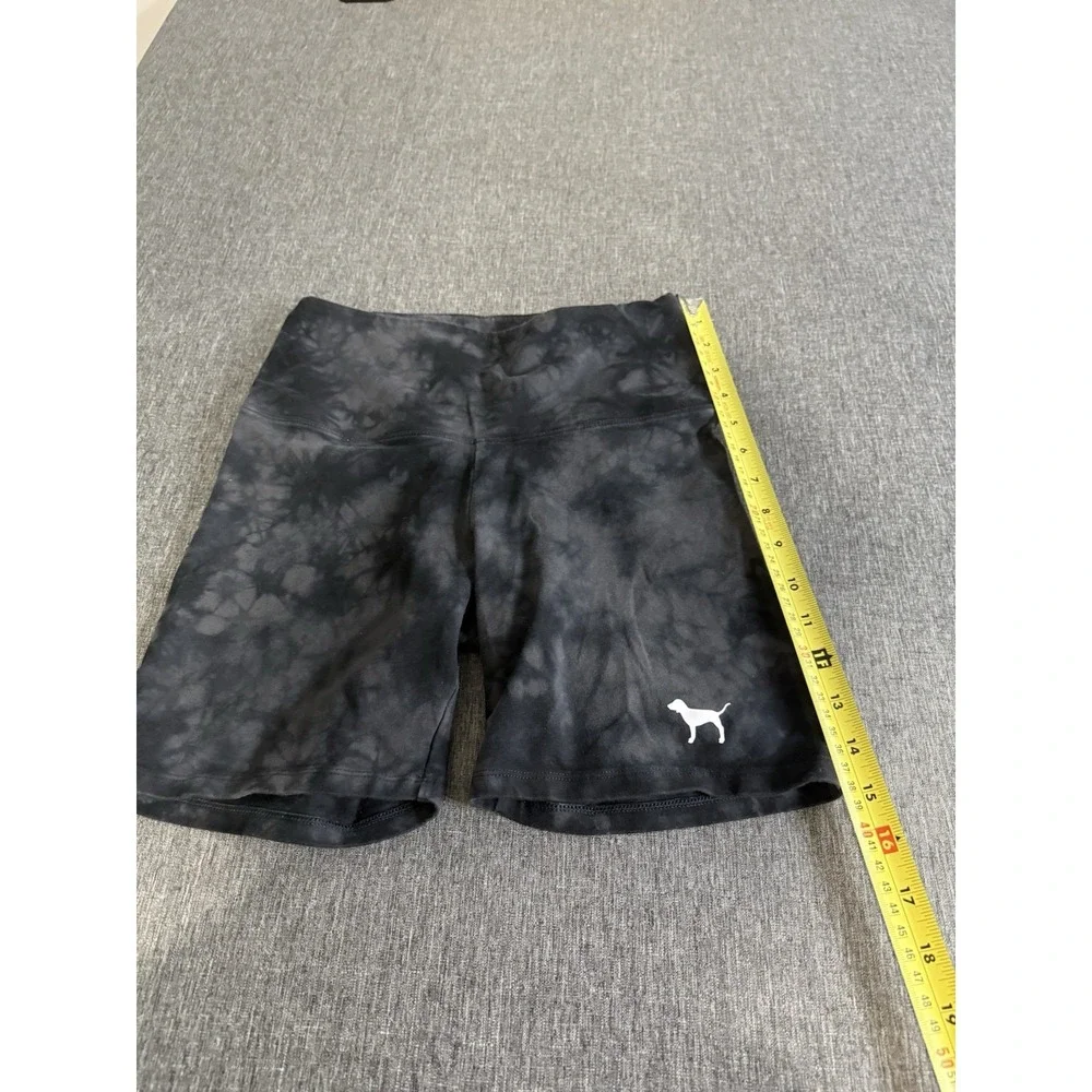 VICTORIA'S SECRET PINK COTTON HIGH WAIST BIKE SHORTS YOGA SIZE S